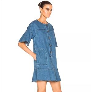 See By Chloe Denim Shirt Dress